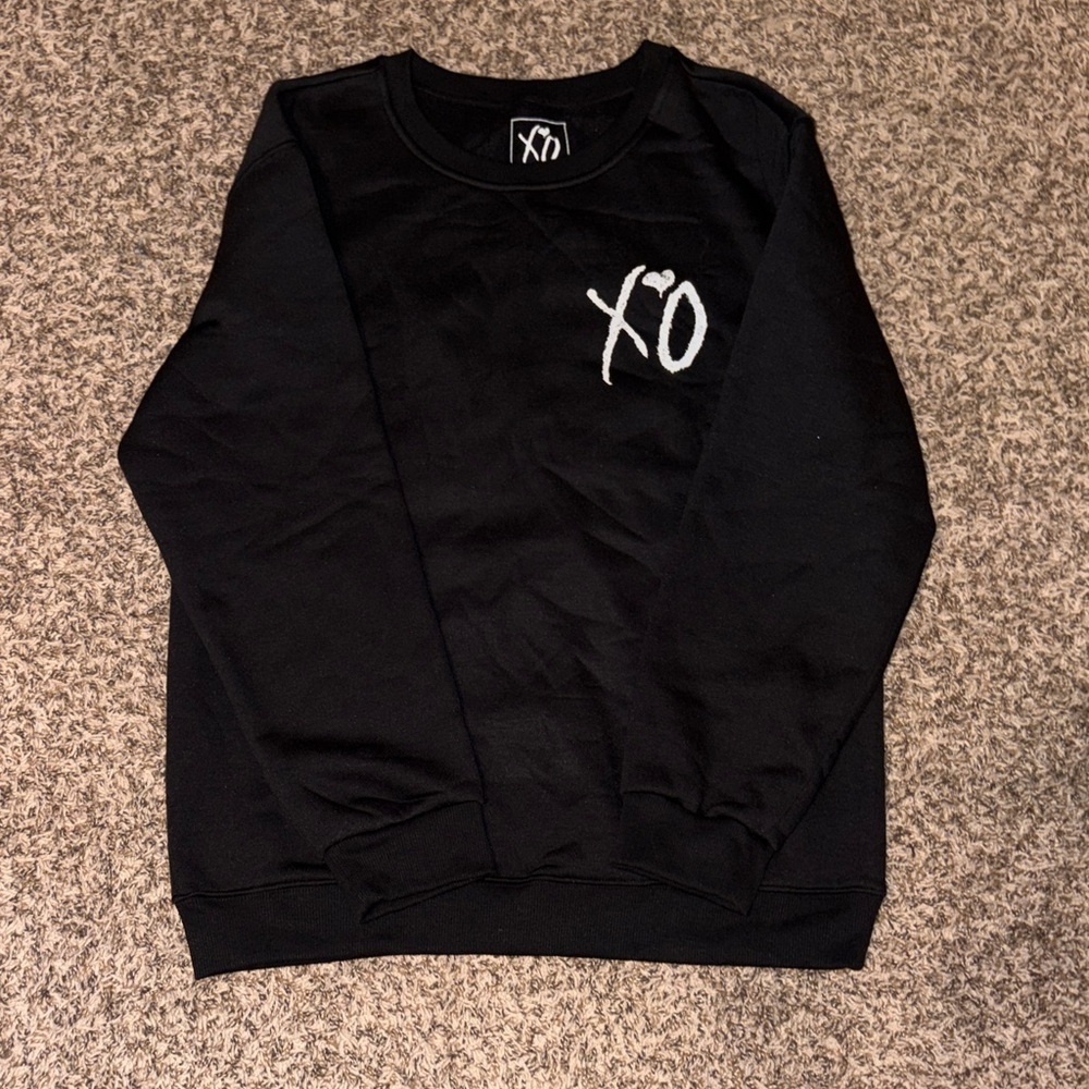 XO Tour Women's Black Blinding Lights Concert Crewneck - Picture 3 of 3
